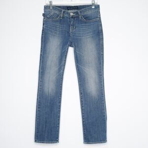 Rock &‎ Republic Womens Jeans Size 8 Blue Light Wash Straight Leg